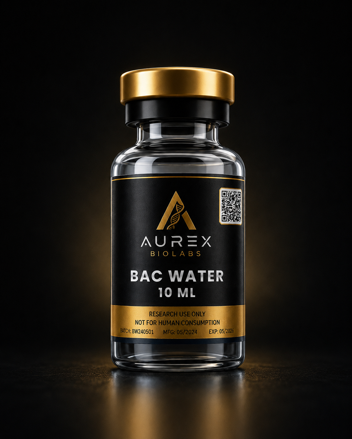 BAC Water (Bacteriostatic Water) vial